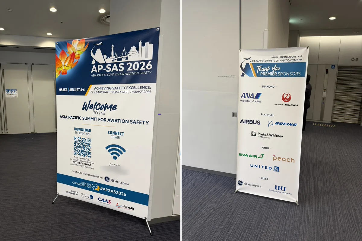 AP-SAS OSAKA 2026 conference signage