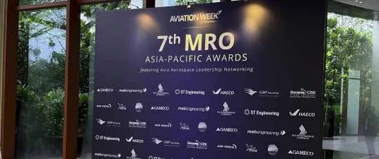 7th MRO Asia-Pacific Awards backdrop panel